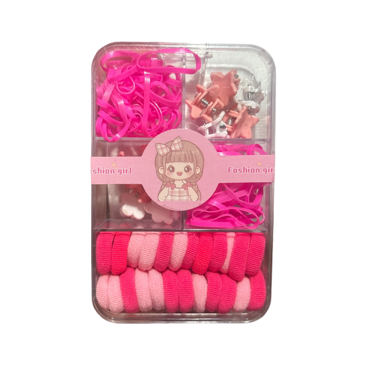 Kit pinzas y moñas para cabello
